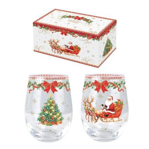 Set 2 pahare din sticl&259; Easy Life colec&539;ia Christmas Heritage 500 ml &ndash; R4015CHERAdaug&259; un plus de elegan&539;&259; &537;i magie mesei de s&259;rb&259;toare cu setul de 2 pahare din sticl&259; Easy Life colec&539;ia Christmas Heritage o combina&539;ie fermec&259;toare &icirc;ntre designul festiv &537;i rafinamentul accesoriilor pentru servirea 