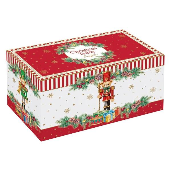 Adu magia pove&537;tilor de Cr&259;ciun &icirc;n fiecare diminea&539;&259; cu setul de 2 c&259;ni din por&539;elan Easy Life colec&539;ia Christmas Teddy o combina&539;ie fermec&259;toare de elegan&539;&259; veselie &537;i rafinament inspirat&259; de universul Sp&259;rg&259;torului de nuciRealizate din por&539;elan alb cele dou&259; c&259;ni impresioneaz&259; prin 