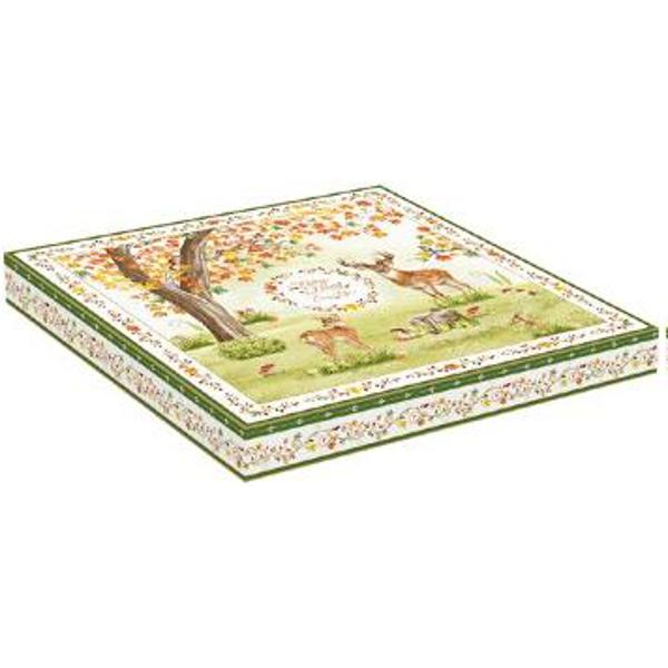 Adu frumuse&539;ea naturii &537;i farmecul p&259;durilor de poveste la masa ta cu platoul din por&539;elan Easy Life colec&539;ia Fairy Forest o pies&259; elegant&259; &537;i rafinat&259; inspirat&259; de lini&537;tea &537;i culorile calde ale toamneiRealizat din por&539;elan alb platoul impresioneaz&259; prin forma sa oval&259; cu margini u&537;or ondulate 