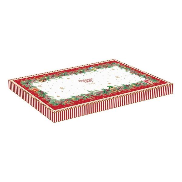 Adu farmecul pove&537;tilor de Cr&259;ciun la masa de s&259;rb&259;toare cu platoul din por&539;elan Easy Life colec&539;ia Christmas Teddy o pies&259; elegant&259; &537;i original&259; care &icirc;mbin&259; rafinamentul por&539;elanului cu veselia decora&539;iunilor inspirate de universul Sp&259;rg&259;torului de nuciRealizat din por&539;elan alb platoul se remarc&259; prin 