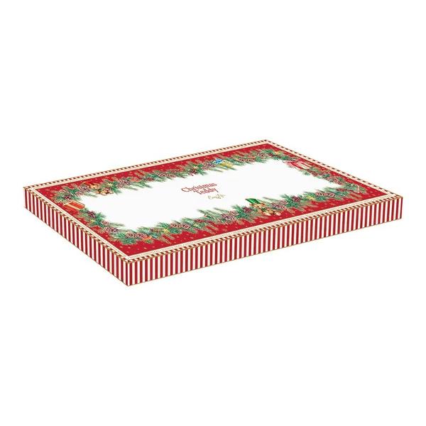 Adaug&259; un plus de elegan&539;&259; &537;i magie mesei de s&259;rb&259;toare cu platoul din por&539;elan Easy Life colec&539;ia Christmas Teddy o pies&259; decorativ&259; fermec&259;toare inspirat&259; de atmosfera pove&537;tilor clasice de Cr&259;ciunRealizat din por&539;elan alb platoul impresioneaz&259; prin forma sa dreptunghiular&259; alungit&259; cu col&539;uri 