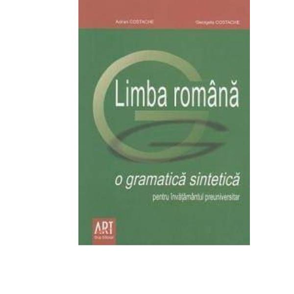 Gramatica de fata este o gramatica a exemplelor numeroase si semnificative Autorii au folosit in mod deosebit proverbe si texte literare valoroase Eminescu si Sadoveanu in primul rand in intentia de a releva expresivitati si situatii gramaticale ce pot fi retinute Exercitiile si testele fixeaza domeniul teoretic 