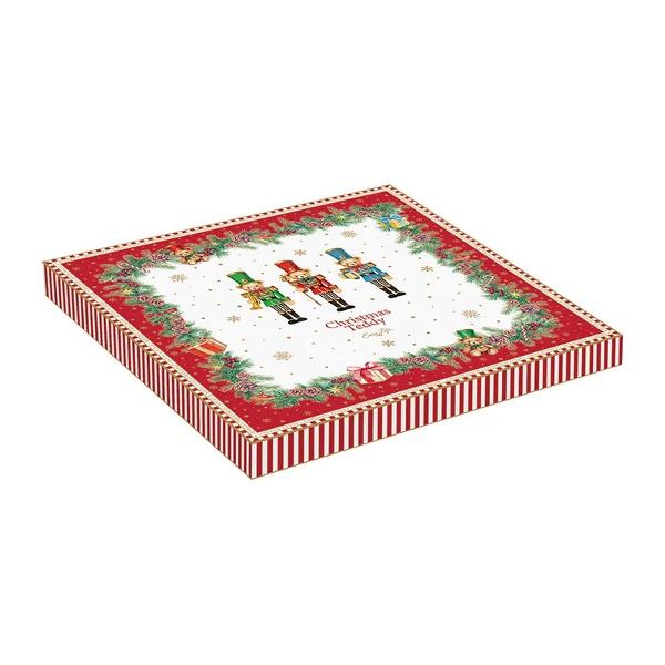 Transform&259; masa de Cr&259;ciun &icirc;ntr-un decor desprins din pove&537;ti cu platoul pentru aperitive din por&539;elan Easy Life colec&539;ia Christmas Teddy o pies&259; elegant&259; &537;i original&259; care &icirc;mbin&259; rafinamentul por&539;elanului cu farmecul &537;i veselia s&259;rb&259;torilor de iarn&259;Realizat din por&539;elan alb platoul se remarc&259; prin 