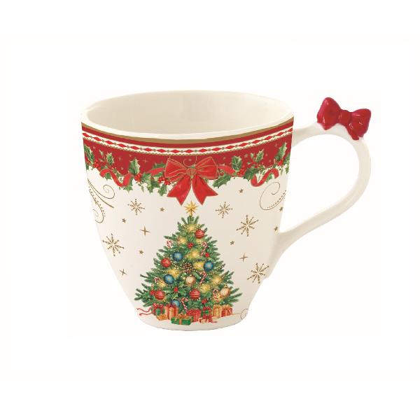 Bucur&259;-te de magia s&259;rb&259;torilor de iarn&259; cu cana din por&539;elan Easy Life colec&539;ia Christmas Heritage un accesoriu elegant &537;i plin de farmec perfect pentru momentele de relaxare din sezonul festivRealizat&259; din por&539;elan de calitate cana se remarc&259; prin designul s&259;u inspirat de atmosfera tradi&539;ional&259; a Cr&259;ciunului Cu o capacitate 