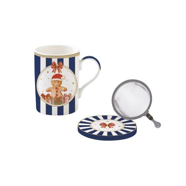 Bucur&259;-te de magia s&259;rb&259;torilor de iarn&259; cu aceast&259; can&259; elegant&259; din por&539;elan din colec&539;ia Cozy Christmas de la Easy Life Cu un design festiv decorat &icirc;n culori tradi&539;ionale de Cr&259;ciun cana este perfect&259; pentru momentele de relaxare al&259;turi de un ceai cald &537;i aromatRealizat&259; din por&539;elan cana este 