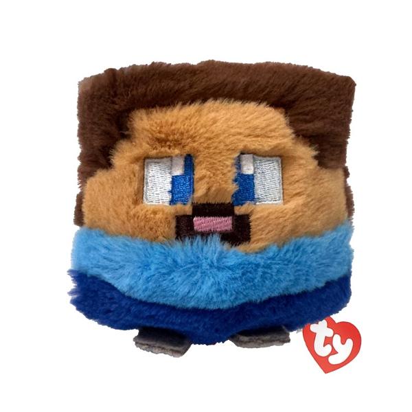 Jucarie de plus TY Beanie Bouncers- Minecraft STEVE 10 cm Ty 83056&nbsp;