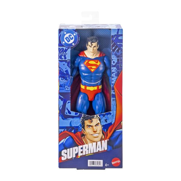 Figurina DC de 30 cm este inspirata de universul supereroilor si este potrivita pentru joaca de actiune si colectie Figurina are un design detaliat cu costum specific personajului si mai multe puncte de articulatie astfel incat poate fi pozitionata in diferite pozitii pentru recrearea scenelor de lupta si a aventurilor preferate Colectia include mai multe personaje DC fiecare disponibil separat Produsul se vinde la bucata iar modelul poate varia in functie de disponibilitate Inaltime 
