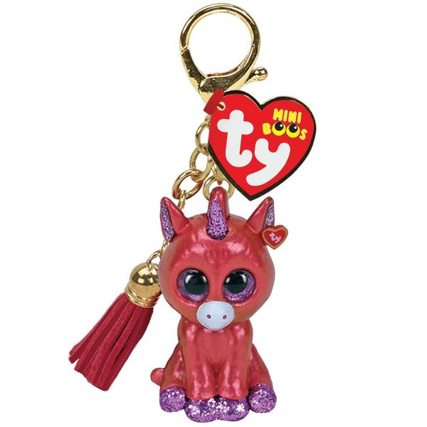 Jucarie de plus Mini Boos - SUNSET unicorn coral 10 cm&nbsp;
