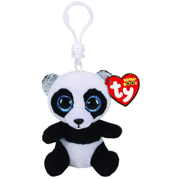 Jucarie de plus TY Beanie Boos - BAMBOO Panda breloc 85 cm TY35236
