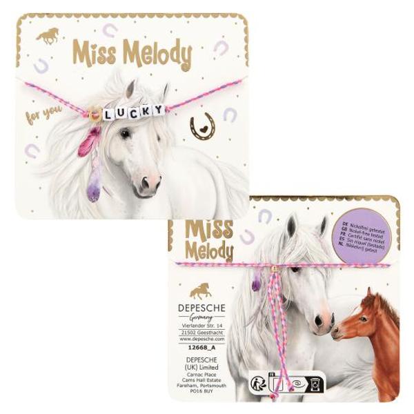 M&259;rgelele sunt la mod&259; Br&259;&539;&259;rile frumoase de la Miss Melody cu fire textile colorate pandantive aurii &537;i elemente decorative cool sunt disponibile &icirc;n trei modele diferitePretul afisat este per bucata Nu se poate alege modelul