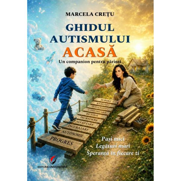 Ghidul Autismului Acas&259; este un companion practic &537;i cald pentru p&259;rin&539;ii care cresc un copil cu autism sau cu nevoi speciale &537;i &icirc;&537;i doresc s&259; &icirc;n&539;eleag&259; mai bine ce pot face zi de zi acas&259;Cartea adun&259; informa&539;ii observa&539;ii &537;i strategii culese de-a lungul a aproape zece ani de c&259;ut&259;ri lacrimi eforturi formare &537;i lucru direct cu copiii din perspectiva unei mame &537;i a unui 