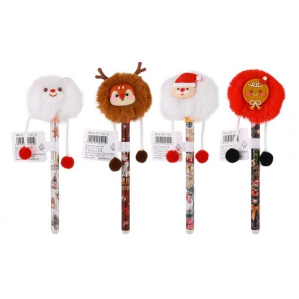 Important Pretul afisat este per bucata Acest produs este disponibil in mai multe vcariante nu se poate alege modelul se livreaza in functie de disponibilitatea din stocRollerul gel X-mas Funny Pompom este un instrument de scris practic &537;i distractiv ideal pentru utilizarea zilnic&259; dar &537;i pentru a aduce un plus de veselie &icirc;n perioada s&259;rb&259;torilor de iarn&259; Designul festiv cu motive de Cr&259;ciun &icirc;l transform&259; 