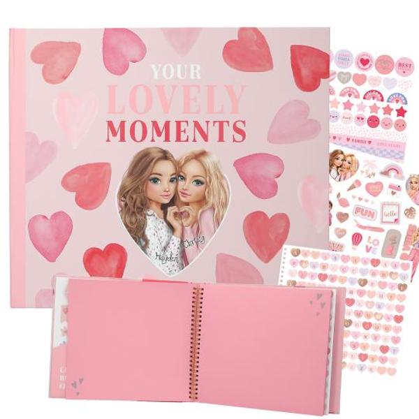 Pentru cele mai frumoase fotografii Albumul foto TOPModel are 32 de pagini goale &537;i 6 coli pline cu stickere pentru a-&539;i decora amintirile Exist&259; c&acirc;teva idei grozave de design care s&259; te inspire Sfat Albumul foto se potrive&537;te perfect cu camera foto imprimat&259; &537;i albumul cu rame DIY de la TOPModel