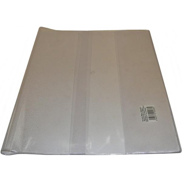 &nbsp;Potrivita pentru cartile cu inaltimea de 280mm  si latime marita  splash &nbsp;Produs fabricat in Romania prin sudare&nbsp;din folie pvc flexibila Ecologica  transparenta cu grosimea de 013mm Plastifierea foliei este facuta cu substante non toxice fara&nbsp;phthalati si nu este periculoasa la atingerea directaDotata cu bretele pentru&nbsp;fixare pe coperta caietului Dimensiuni  inclusiv latimea sudurilor  -&nbsp;inaltime 