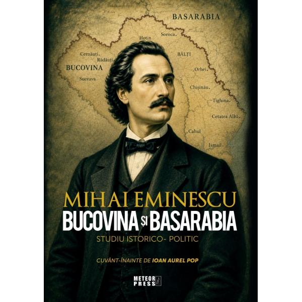 &Icirc;n &bdquo;Bucovina &537;i Basarabia Studiu istorico-politic&rdquo; Mihai Eminescu apare &icirc;ntr-o ipostaz&259; mai pu&539;in cunoscut&259; publicului larg aceea de gazetar &537;i analist politic Lucrarea este scris&259; &icirc;n contextul tensionat al R&259;zboiului de Independen&539;&259; c&acirc;nd problema Basarabiei revenea &icirc;n prim-planul politicii rom&acirc;ne&537;ti Pornind de la documente istorice cronici &537;i acte oficiale Eminescu 