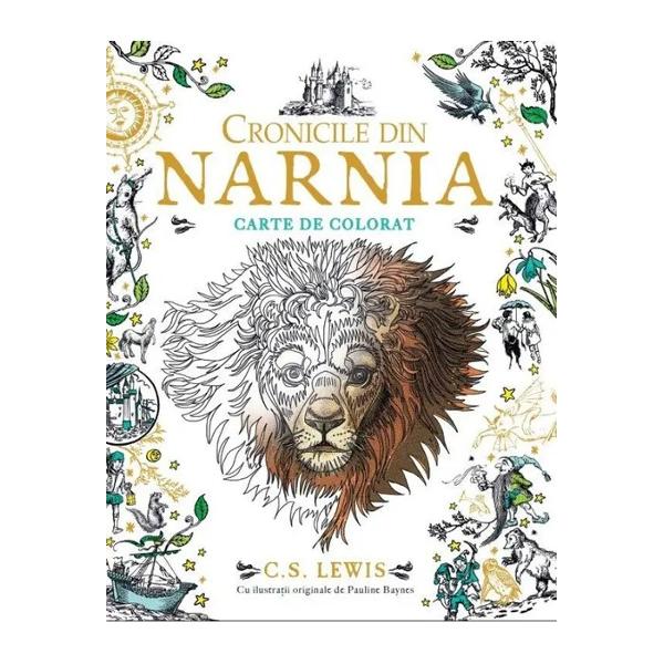 O carte de colorat &icirc;n care ve&539;i reg&259;si magia Narniei cu ilustra&539;ii &537;i desene originale inspirate de toate cele &537;apte pove&537;ti ale seriei&nbsp;Cronicile din NarniaDeschide dulapul fermecat &537;i intr&259; &icirc;n fantastica lume a Narniei t&259;r&acirc;mul m&259;re&539; al centaurilor al faunilor &537;i al lui Aslan Marele Leu Fii al&259;turi de 