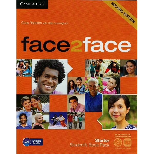 face2face Second edition is the flexible easy-to-teach 6-level course A1 to C1 for busy teachers who want to get their adult and young adult learners to communicate with confidence The fully updated and redesigned Starter Students Book provides 60-90 hours of material with a clear focus on improving students listening and speaking skills It comes with a free DVD-ROM which includes consolidation activities and an electronic portfolio for learners to track their progress with 