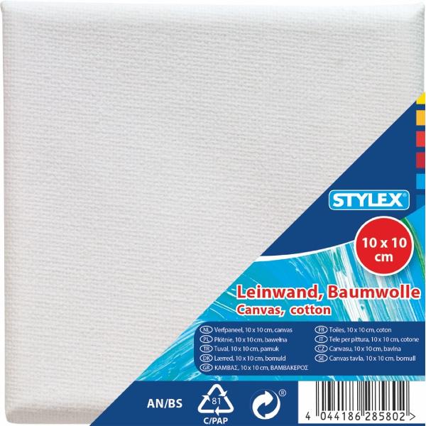 Panza pentru pictura 10x10 cm Fabricata din bumbac 100 pe rama de lemn 