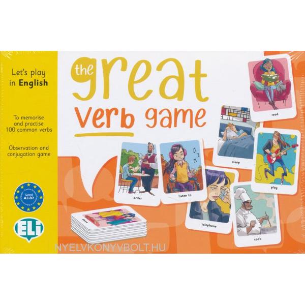 Level A2-B1RULES OF THE GAMEThis game is a useful tool for practising verb conjugation as a strict sense of type and formation of sentence are involved; a very valid didactic instrumentThe cards show 100 different verbs in the infinitive The players choose one card and throw the three dice the green die for personal pronouns the red for the sentence types and the yellow for the tense With the indications shown the player formulates a sentence Eg you  have 