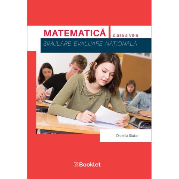 Matematic&259; Simulare – clasa a VII-a se adreseaz&259; atât elevilor de clasa a VII-a care se preg&259;tesc pentru simularea Evalu&259;rii Na&539;ionale cât &537;i profesorilor care pot folosi lucrarea ca un auxiliar eficient în evaluarea la clas&259;Lucrarea con&539;ine 20 de teste cu rezolv&259;ri alc&259;tuite în conformitate cu programa &537;colar&259; actual&259; &537;i cu noile modele de subiecte 