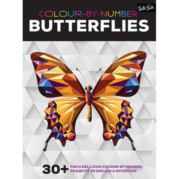 Colour-By-Number Butterflies 30 Fun and Relaxing Colour-by-Number Projects to Engage and Entertain