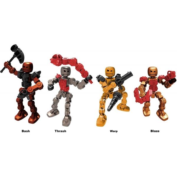 Figurina Robot articulat KlikBot Single Pack Villain Creeaza animatii stop-motion folosind robotelul articulat si aplicatia dedicata StikBotFiecare personaj KlikBot Studio Pack vine cu piese personalizabile - Folositi-le ca arme sau vehicule in luptaAccesoriile incluse se pot detasa de figurinaPachetul contine - 1 x figurina articulata Klikbot - accesorii - instructiuniVarsta recomandata 6 ani Acest produs este disponibil in mai multe 