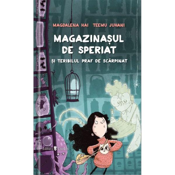 Ce zici tu ai vrea s&259; lucrezi într un magazina&537; de speriat în care se g&259;se&537;te un teribil PRAF DE SC&258;RPINATMicu&539;a Nina e hot&259;rât&259; s&259; fac&259; asta ca s&259; strâng&259; bani pentru o biciclet&259; &537;i alte câteva lucruri pe care &537;i le dore&537;teDar cum intr&259; în magazina&537; îl vede pe domnul Cook proprietarul într o stare ciudat&259;… pentru c&259; nu 