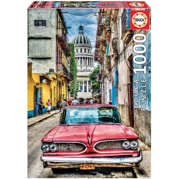 Puzzle cu 1000 piese Mod Portrait Puzzleul asamblat are 48 x 68 cm Pentru varste de peste 12 ani