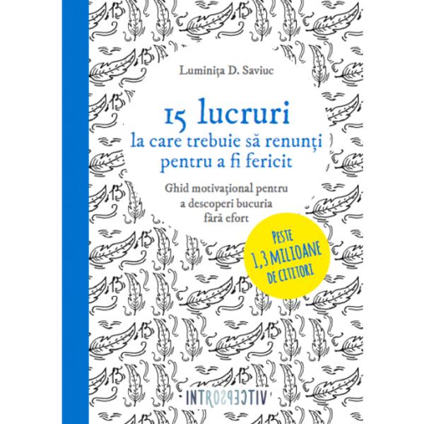 Când fondatoarea PurposeFairycom Lumini&539;a D Saviuc a postat o list&259; de lucruri la care s&259; renun&539;&259;m pentru a fi ferici&539;i n-avea nici cea mai vag&259; idee c&259; aceasta avea s&259; devin&259; viral&259;; de atunci încoace a fost distribuit&259; de peste 13 milioane de ori &537;i continu&259; s&259; fie distribuit&259; &537;i în prezent Având ca punct de plecare acea postare 