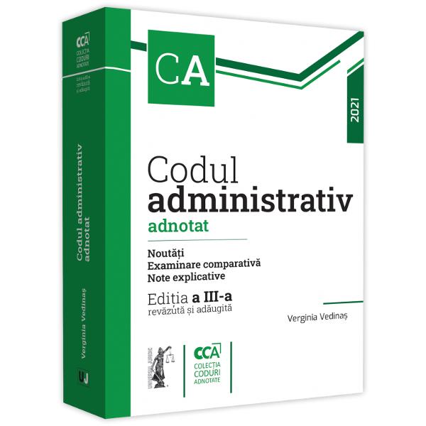 „Dac&259; primele dou&259; edi&539;ii le-am scris sub semnul entuziasmului &537;i al fr&259;mânt&259;rilor pe care ni le-a adus anul 2020 aceast&259; a treia edi&539;ie s-a aflat sub zodia responsabilit&259;&539;ii A acumul&259;rilor A nevoii de a p&259;trunde dincolo de con&539;inutul textelor de a prezenta cazuri practice situa&539;ii inedite sau controversate pe care a început s&259; le creeze punerea în aplicare a Codului administrativ În 