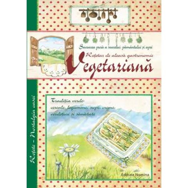 Cartea noastr&259; de bucate f&259;r&259; dogme &537;i ambiguit&259;&539;i v&259; introduce în filosofia gustului f&259;r&259; carne &537;i pe&537;te într-o perfect&259; armonie a tradi&539;iei integr&259;rii &537;i alimenta&539;iei moderneÎn aceste pagini bogate în re&539;ete &537;i foarte multe ilustra&539;ii superbe am încercat s&259; facem o sintez&259; a universului vegetarian împ&259;rt&259;&537;ind tehnici 