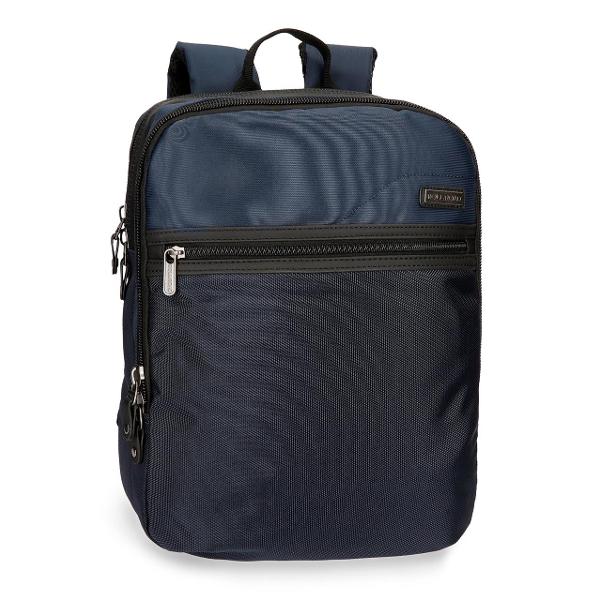 Rucsac Roll Road Stock - bretele ajustabile  ergonomice culoare albastru compartiment special pentru laptop dimensiune 27x36x12 cm material poliester 1 compartiment 1 buzunar frontal maner superior