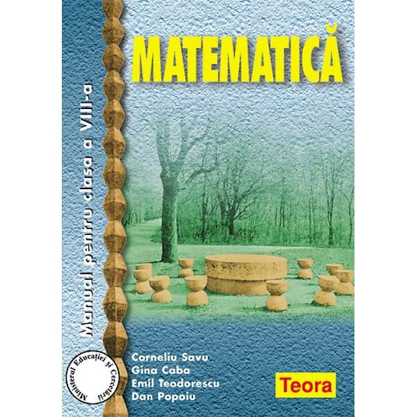 Matematica 8 Savu