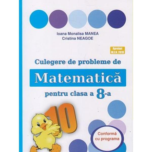 Culegere de probleme de matematica pentru clasa a VIII a editia 2021 Puisor