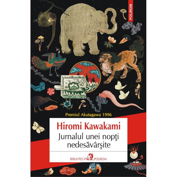 Premiul Akutagawa 1996Traducere din limba japonez&259; de Diana TihanComparate adesea cu scrierile lui Lewis Carroll textele lui Hiromi Kawakami prezint&259; de asemenea influen&355;e din Gabriel García Márquez &351;i JG Ballard dup&259; cum recunoa&351;te îns&259;&351;i prozatoarea iar Jurnalul unei nop&355;i nedes&259;vîr&351;ite nu face excep&355;ie Ve&355;i descoperi aici trei pove&351;ti 