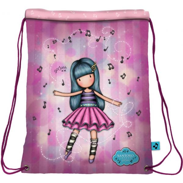 Saculet cu snur Gorjuss Melodies Dancing Among The StarsAnul acesta venim cu noi colectii&nbsp;Santoro Gorjuss&nbsp;Saculetul cu snur Gorjuss Melodies Dancing Among The Stars&nbsp;este practic si util atat in zilele in care este necesar echipamentul sportiv la scoala sau sala de fitness cat si in lungile plimbari prin parcSaculetul cu snur Gorjuss Melodies Dancing Among The Stars&nbsp;este captusit in 