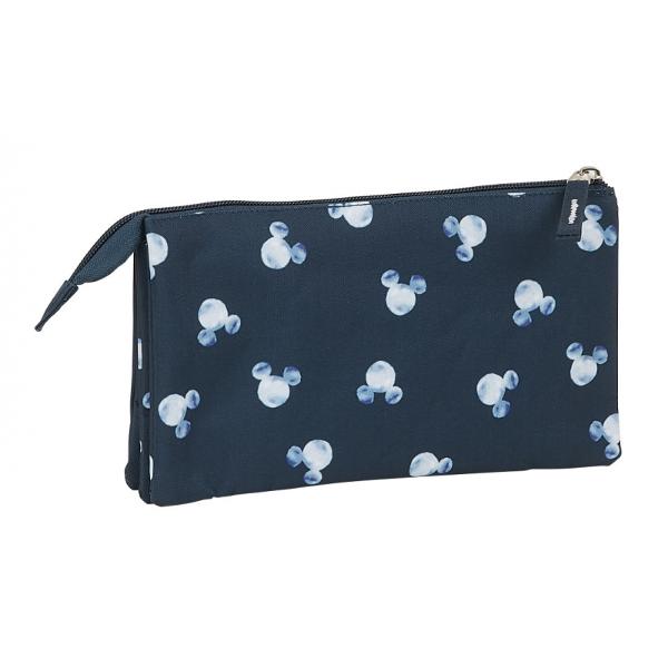  Mickey Mouse MoonDe fapt este un produs multifunctional care poate fi un portofel un pouch pentru maruntisuri un penar pentru scoala sau un portfardStructura acestul portfard fete Mickey Mouse Moon permite toate aceste functionalitati depinde unde vrei sa-l iei si ce nevoie aiLa deschiderea fermoarului se dezvaluie doua compartimente destul de generoase un compartiment central inchis la randul lui cu fermoar pentru lucrurile mai importante 