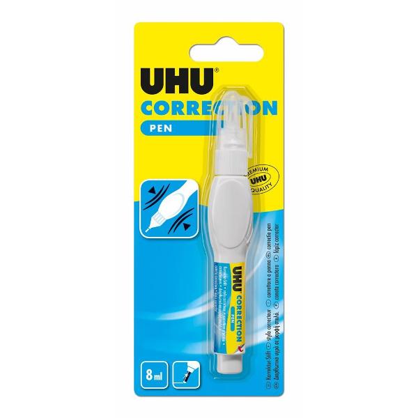 Fluid corector ambalat stilou pentru corecturi rapide &537;i preciseAcoper&259; caractere tip&259;rite scrise de mân&259; &537;i arii restrânse precum puncte &537;i linii;Se aplic&259; u&537;or datorit&259; vârfului 