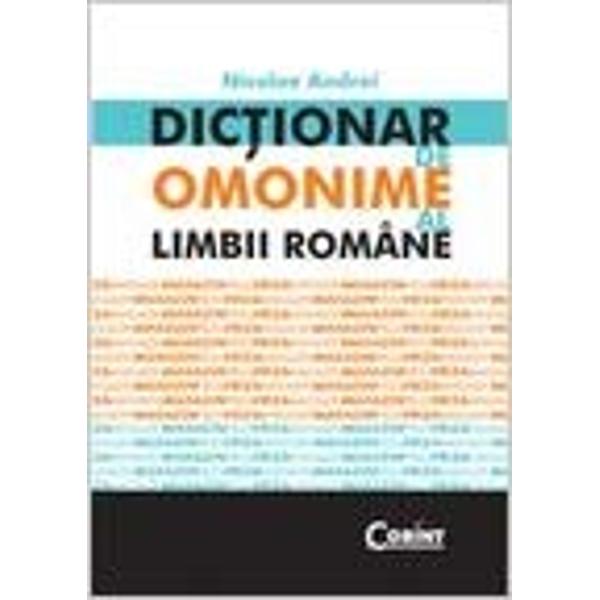 Dictionar de omonime al lb rom