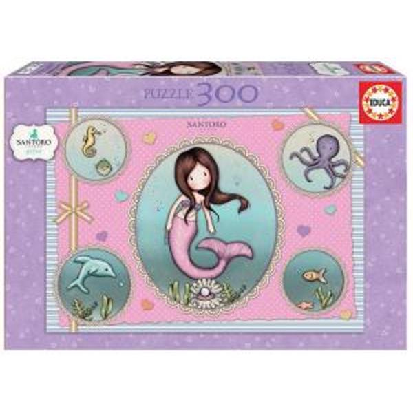 Puzzle 300 de piese Gorjuss So Nice To Sea You Puzzle-ul montat are 40 x 28 cm Pentru cei cu varste intre 8 - 11 ani 