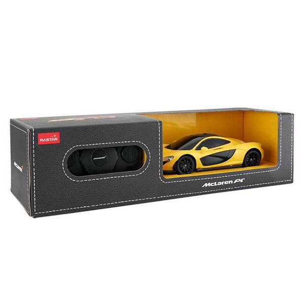 Copilul dumneavoastra se poate juca in voie cu masina cu telecomanda McLaren P1 scara 1 la 24 oferita de brandul international Rastar Nicio cursa nu este imposibil de castigat cu acesta masinuta replica oficiala cu licenta a modelului original construita cu mare atentie la detalii Masinuta are proportiile ideale pentru momente pline de distractie si amuzament avand dimensiunile in centimetri dupa cum urmeaza  2049274Masinuta functioneaza pe frecventa de 24GAlimentarea se face 