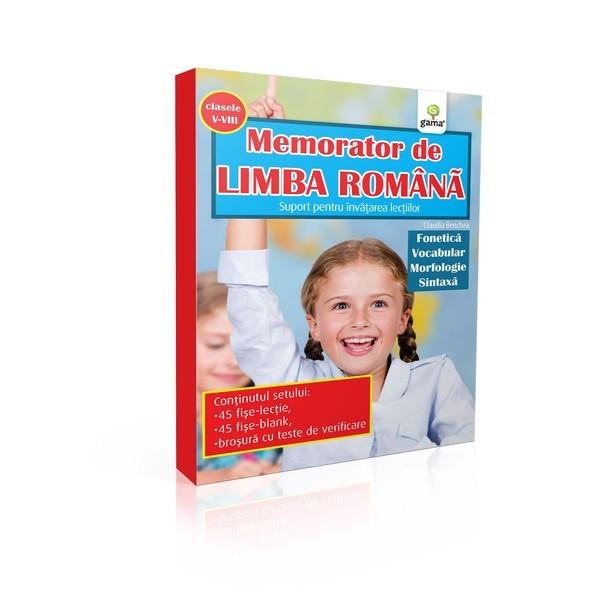 Memorator de limba romana Fonetica Vocabular Morfologie Sintaxa