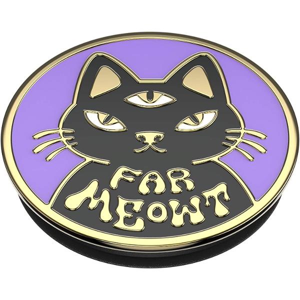 PopGrip Enamel Far Meowt Generatia 2Produs original marca PopSockets ALEGE DOAR ORIGINALULCOMPATIBIL CU ORICARE TIP DE TELEFON &536;I TABLETA Este compatibil cu PopTop-urile PopSockets cu suporturile de ma&537;in&259; dar si cu PopChain  Caracteristicile 