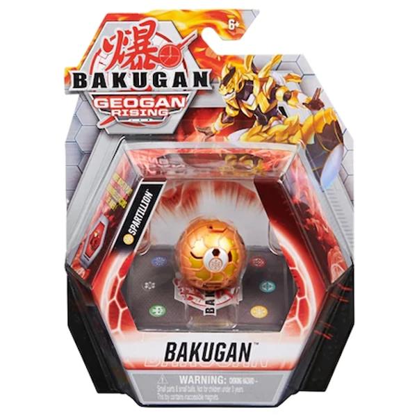 Caracteristici Dezlantuie transformari epice cu noii Bakugani Geogan RisingInfrunta-ti prietenii cu propriul Bakugan si devino Maestrul Bakugan supremRostogoleste-ti Bakuganul prin Baku-miezurile de metal sunt incluse doua pentru a-l vedea cum se transforma cu Baku-actiunea de deschidere bruscaIn plus foloseste cartonasul-poarta inclus pentru si mai multe modalitati de a juca si a castiga 