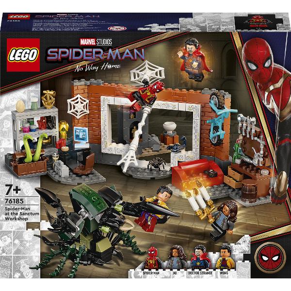 LEGO Super Heroes - Omul Paianjen la Atelierul Sanctum 76185 355 piese   Actiune cu super-eroi la sediul magic al lui Doctor StrangeFanii Spider-Man No Way Home al Studiourilor Marvel isi pot uimi prietenii cu LEGO Super Heroes Omul Paianjen la Atelierul Sanctum 76185 Cu detalii autentice accesorii formidabile si o insecta monstru de infruntat setul inspira joaca imaginativa fara sfarsit si exponatele 