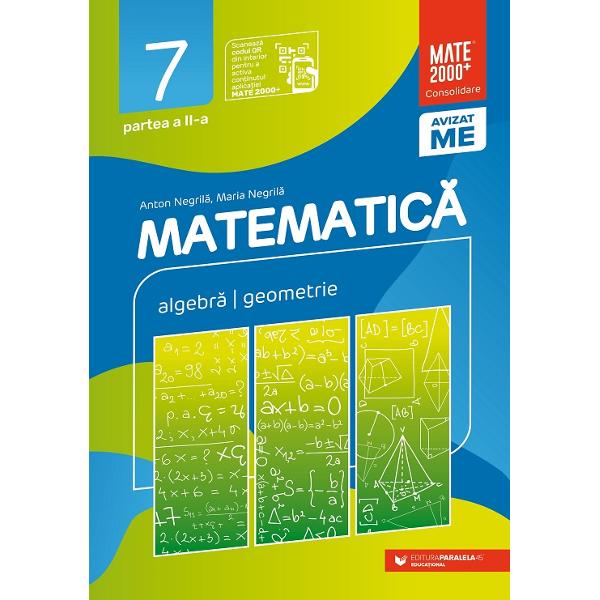 Avizat MEC conform OM nr 531821112019 Seria de lucr&259;ri MATE 2000 CONSOLIDARE destinat&259; claselor de gimnaziu respect&259; toate cerin&539;ele programei referitoare la competen&539;e generale competen&539;e specifice &537;i con&539;inuturi oferind sugestii metodologice dintre cele mai atractive Prin urmare pentru fiecare capitol din program&259; sunt prev&259;zuteun text teoretic 