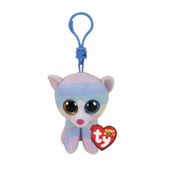 Breloc din plus Beanie Boos HEATHER pisica unicorn 85cm TY35232