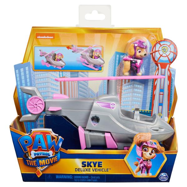 Scufunda copiii in aventura lor preferata de desene animate cu Spin Master Paw Patrol 6060298 Themed Veh Movie Ast Copiii tai isi vor intruchipa personajele preferate printre toate cele mai iconice personaje din Paw Patrol Marshal Chase Skye Rubble Rocky si Zuma Jucariile figurile si jocurile Paw Patrol pentru copii sunt modalitatea perfecta de a-ti stimula imaginatia cu jocuri de rol distractive si provocatoare Copiii pot crea misiuni inspirate de catelusii lor Paw Patrol preferati 