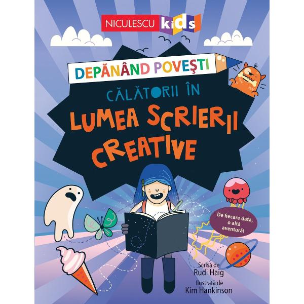 Dep&259;nând Pove&537;ti – C&259;l&259;torii în lumea scrierii creativePune amprenta personalit&259;&539;ii tale asupra c&259;l&259;torieiO nou&259; aventur&259;Tu deciziGhideaz&259;-i pe cei doi aventurieri doamna Adjectiv &537;i c&259;&539;elul Zbârlici prin Lumea Scrierii Creative Vei descoperi 18 peisaje inventate cu un uria&537; poten&539;ial de a da na&537;tere unor pove&537;tiCite&537;te 