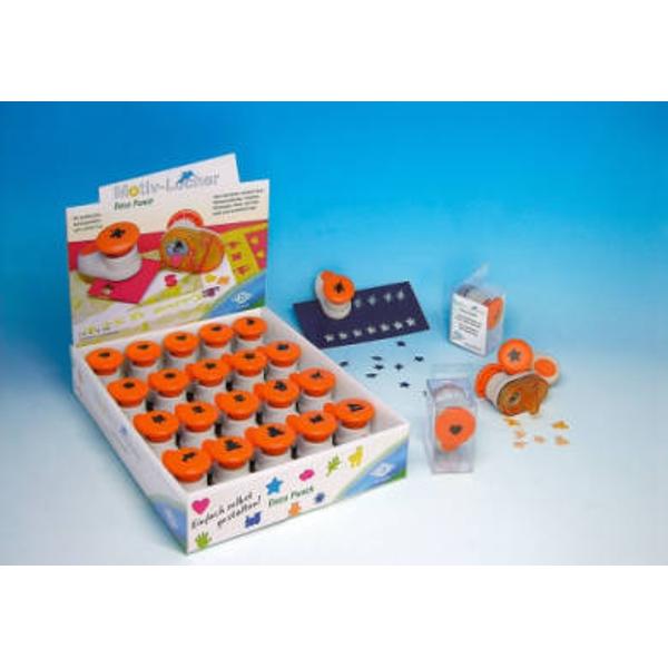 Perforator decorativ folosit pentru decupat hartie si cartoane colorate cu gramaj maxim de 220gmp Are container pentru confeti Imagine decupata picioruse-14 cm x 16cm Dimensiune produs 65 cm x 44 cm x 43 cm Ambalat intr-o cutie plastic transparentProdus de WEDO-Germania